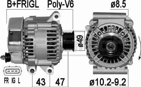 Messmer 210895A - Генератор vvparts.bg