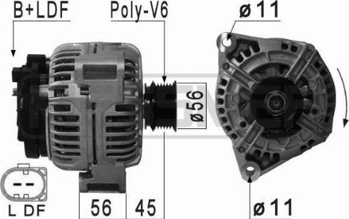 Messmer 210891A - Генератор vvparts.bg