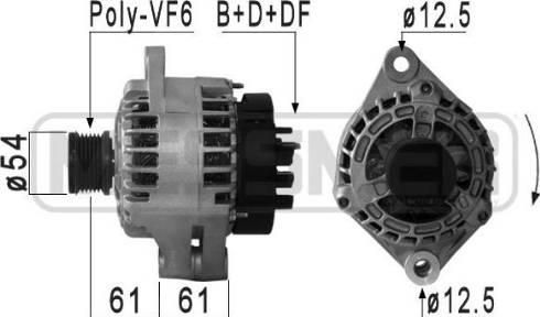 Messmer 210892A - Генератор vvparts.bg