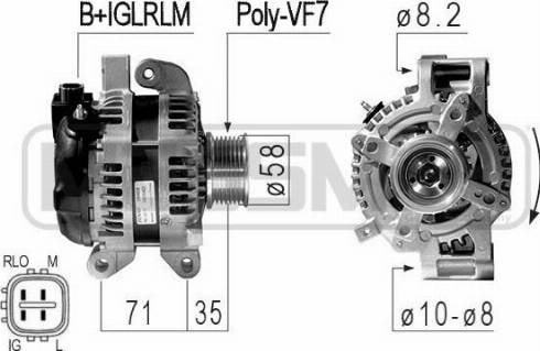 Messmer 210842A - Генератор vvparts.bg