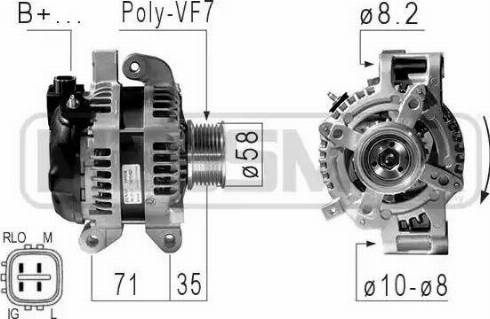 Messmer 210842 - Генератор vvparts.bg