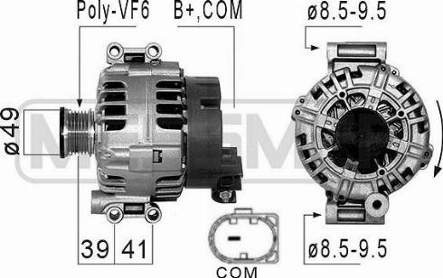 Messmer 210855A - Генератор vvparts.bg