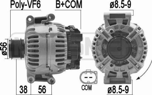 Messmer 210850 - Генератор vvparts.bg