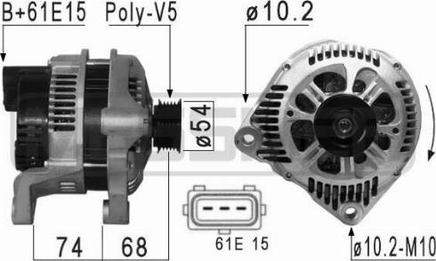 Messmer 210868A - Генератор vvparts.bg