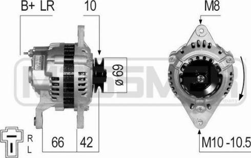 Messmer 210802R - Генератор vvparts.bg