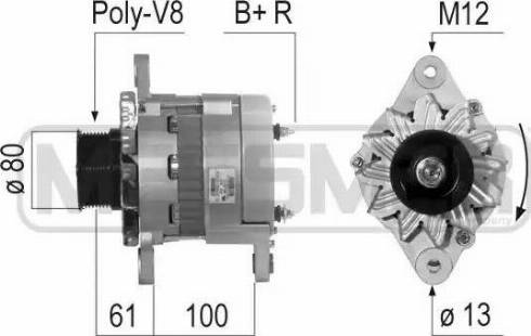 Messmer 210812 - Генератор vvparts.bg