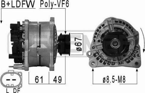 Messmer 210880A - Генератор vvparts.bg