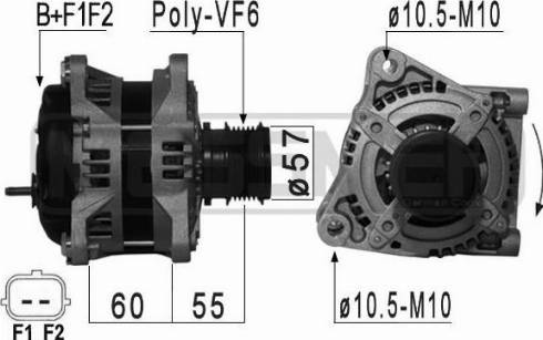 Messmer 210883A - Генератор vvparts.bg