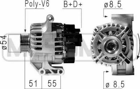 Messmer 210839 - Генератор vvparts.bg