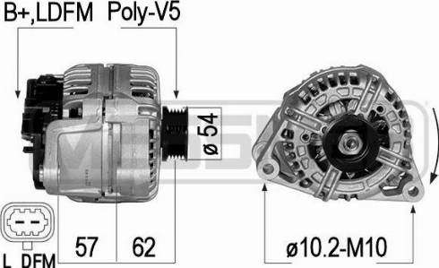 Messmer 210834A - Генератор vvparts.bg