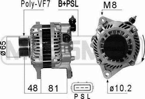 Messmer 210838A - Генератор vvparts.bg