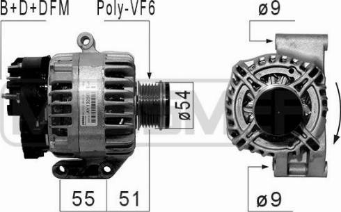 Messmer 210833A - Генератор vvparts.bg