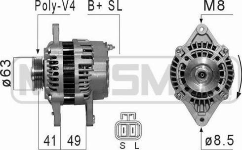 Messmer 210837A - Генератор vvparts.bg