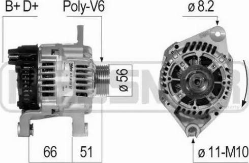 Messmer 210824 - Генератор vvparts.bg