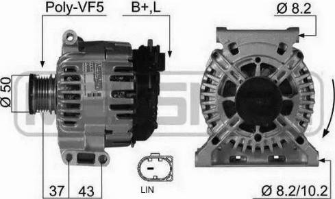 Messmer 210395 - Генератор vvparts.bg