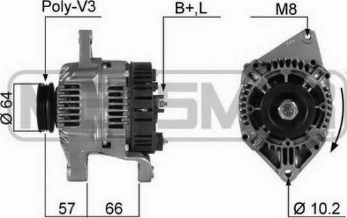 Messmer 210346R - Генератор vvparts.bg