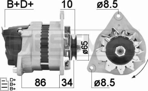 Messmer 210343R - Генератор vvparts.bg