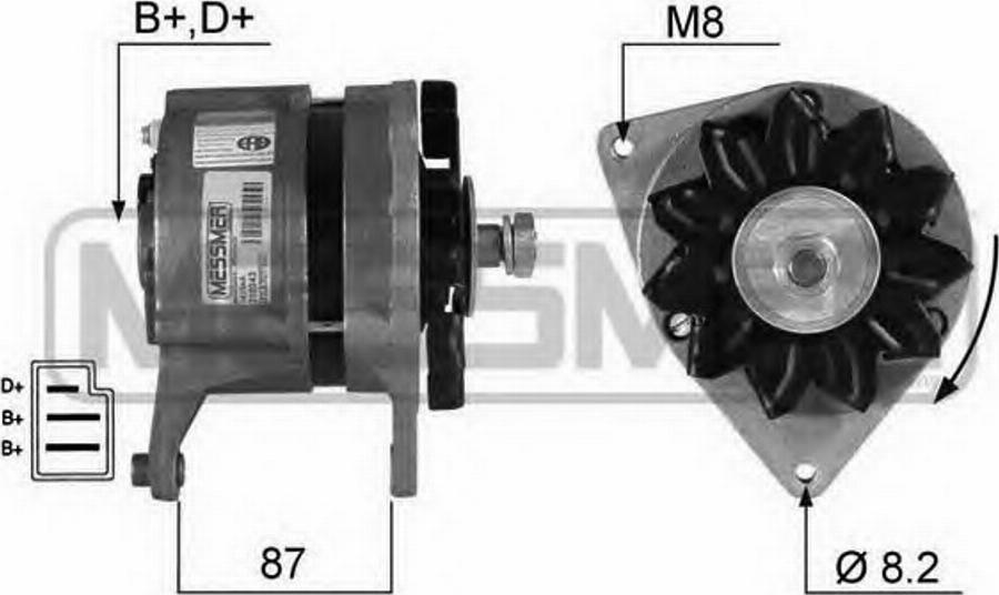 Messmer 210343 - Генератор vvparts.bg