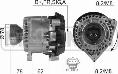 Messmer 210366R - Генератор vvparts.bg