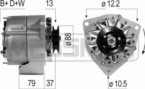 Messmer 210314R - Генератор vvparts.bg