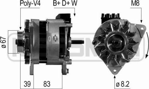 Messmer 210335A - Генератор vvparts.bg