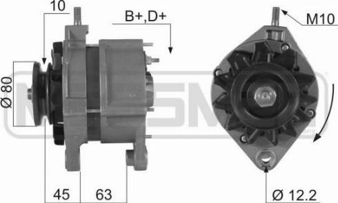 Messmer 210257R - Генератор vvparts.bg