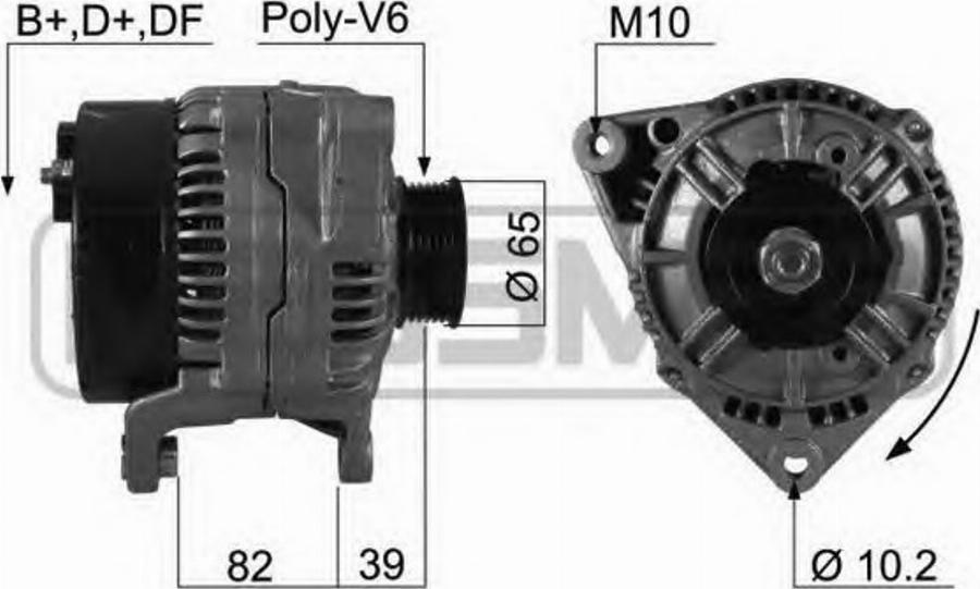 Messmer 210202 - Генератор vvparts.bg