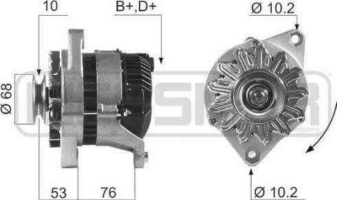 Messmer 210214A - Генератор vvparts.bg