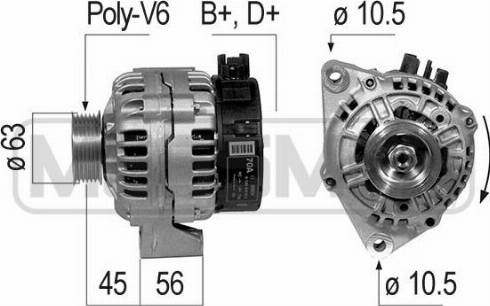 Messmer 210216A - Генератор vvparts.bg