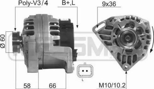 Messmer 210286 - Генератор vvparts.bg