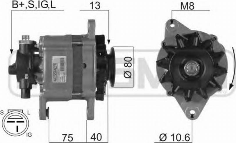 Messmer 210288 - Генератор vvparts.bg