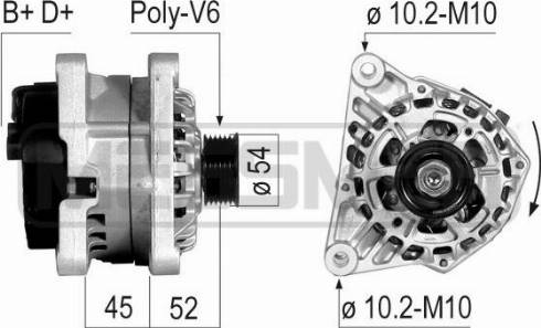 Messmer 210239R - Генератор vvparts.bg