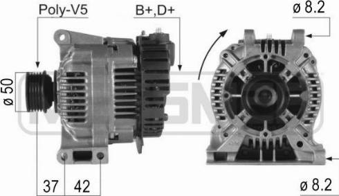 Messmer 210233A - Генератор vvparts.bg