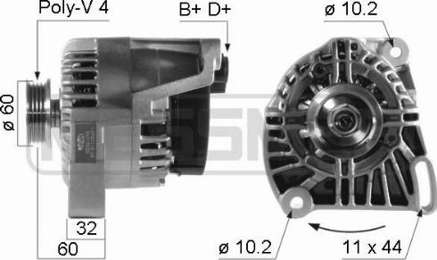 Messmer 210237A - Генератор vvparts.bg