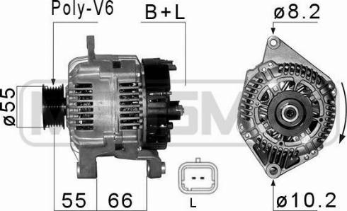 Messmer 210222A - Генератор vvparts.bg