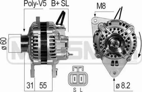 Messmer 210799 - Генератор vvparts.bg