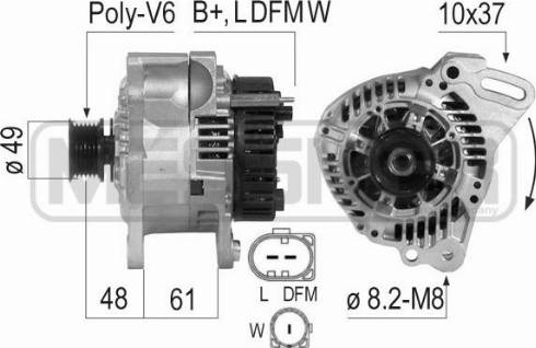 Messmer 210795A - Генератор vvparts.bg