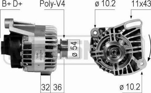 Messmer 210745 - Генератор vvparts.bg