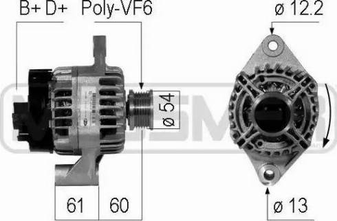 Messmer 210747 - Генератор vvparts.bg