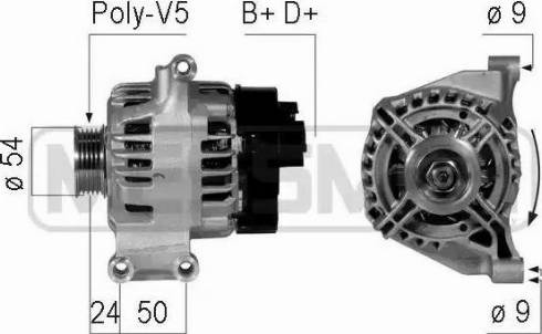 Messmer 210755 - Генератор vvparts.bg