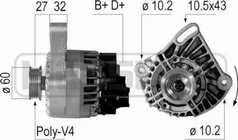 Messmer 210756 - Генератор vvparts.bg