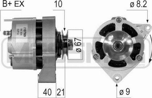 Messmer 210769A - Генератор vvparts.bg