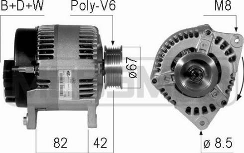 Messmer 210761A - Генератор vvparts.bg