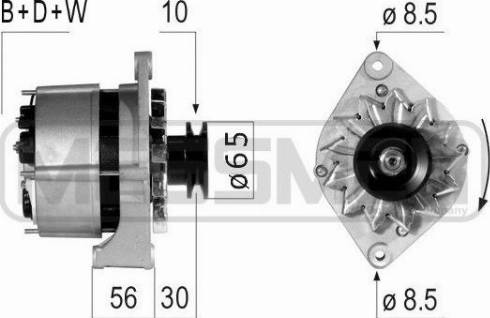 Messmer 210722A - Генератор vvparts.bg