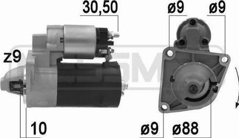 Messmer 220944A - Стартер vvparts.bg