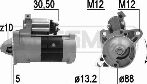 Messmer 220945A - Стартер vvparts.bg