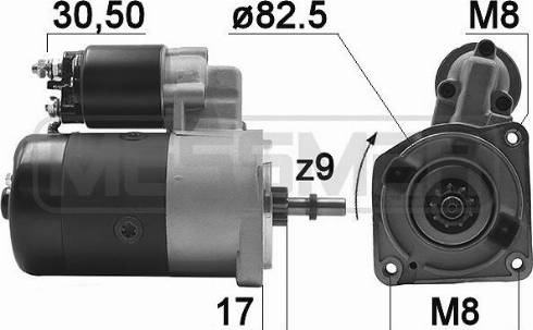 Messmer 220956A - Стартер vvparts.bg