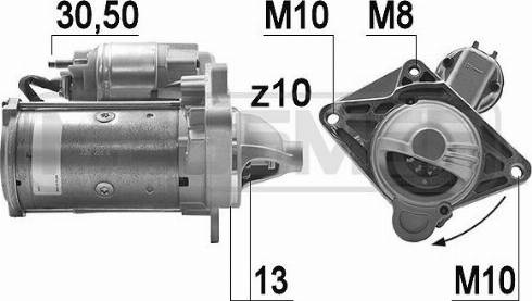 Messmer 220980 - Стартер vvparts.bg