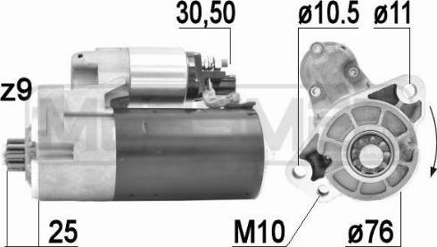 Messmer 220922A - Стартер vvparts.bg