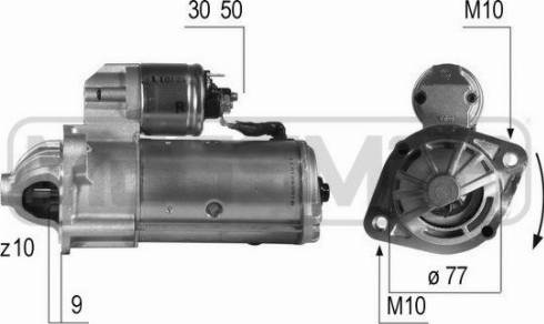 Messmer 220498A - Стартер vvparts.bg